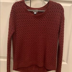 Old Navy Maroon Knitted Sweater